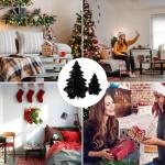 Kerstboom van papier knutselen – handgemaakte kerstdecoratie | opvouwbaar tafelopzetstuk, papieren decoraties met meerlaags design, perfect voor feesten en feestelijke gelegenhed