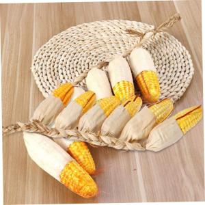 2 Sätze Simulierte Hängende Maisspieße Künstliches Gemüse Künstlicher Mais Kürbis-dekor Künstliche Kürbisse Gefälschte Bananen Realistisches Dekor Tomaten Dosen- Schaum 3