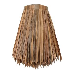 Künstliche Strohrolle Tiki-Bar-Dach, Synthetisches Strohdach Strand-Hawaii-Party, DIY-Strohrolle Gartenzaun Für Tiki-Bar, Hütte, Terrasse(0.5x1m)