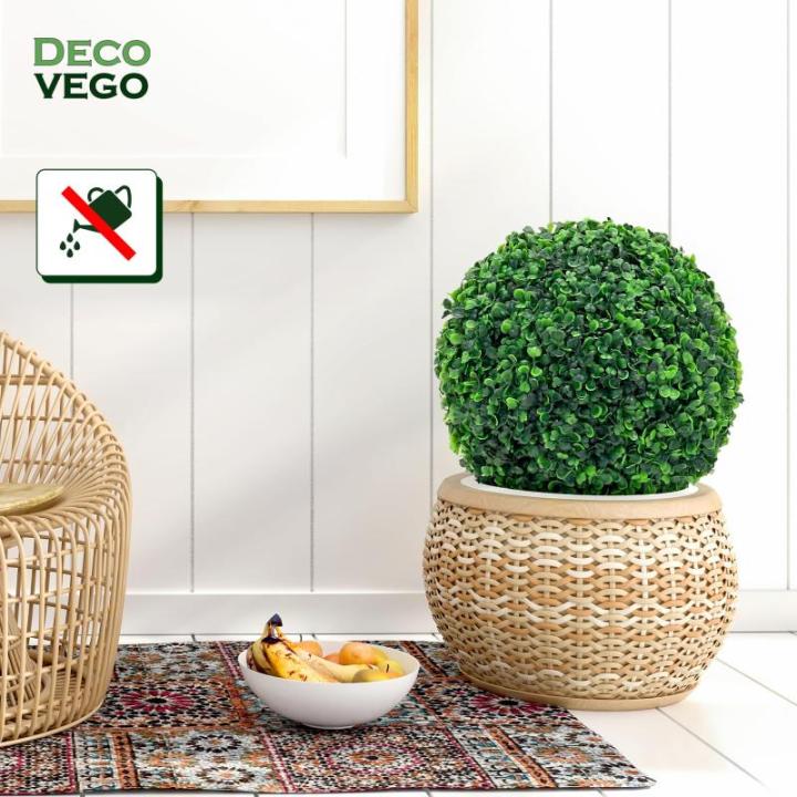 Decoratieve buxusbal, keuze uit 8-55 cm, kunstbuxusbal, , planten, boekenbal, kunstplant, diameter: 28 cm