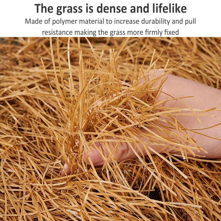 Künstliches Strohdach, Synthetisches Strohgrasdach, Künstliche Strohrolle, Synthetisches Thatch Gras Dach, Simulation Strohdach Fliese, Falsches Stroh Für Holzhaus Gartenzäunen