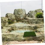 3St Simulierter Moosrasen Graswand Bonsai Dekoration Rasenersatz Grasmatte Wanddekoration rasenmatte Kunstrasenfliesen Terrassenfliesen künstliche grüne Wand Kunstrasenwand Tufte
