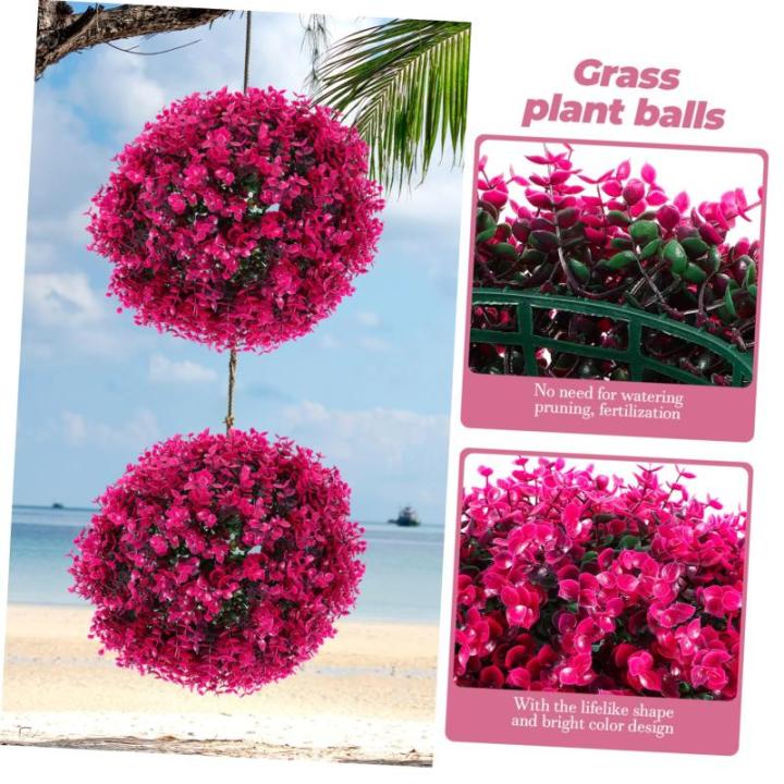 Eukalyptus-grasball Buchsbaum Formschnitt Kunstgrüner Strauch Grasdekor Große Künstliche Blumen Aus Moos Künstliche Hortensienblüten Desktop-eukalyptuskugel Mooskugeln Plastik
