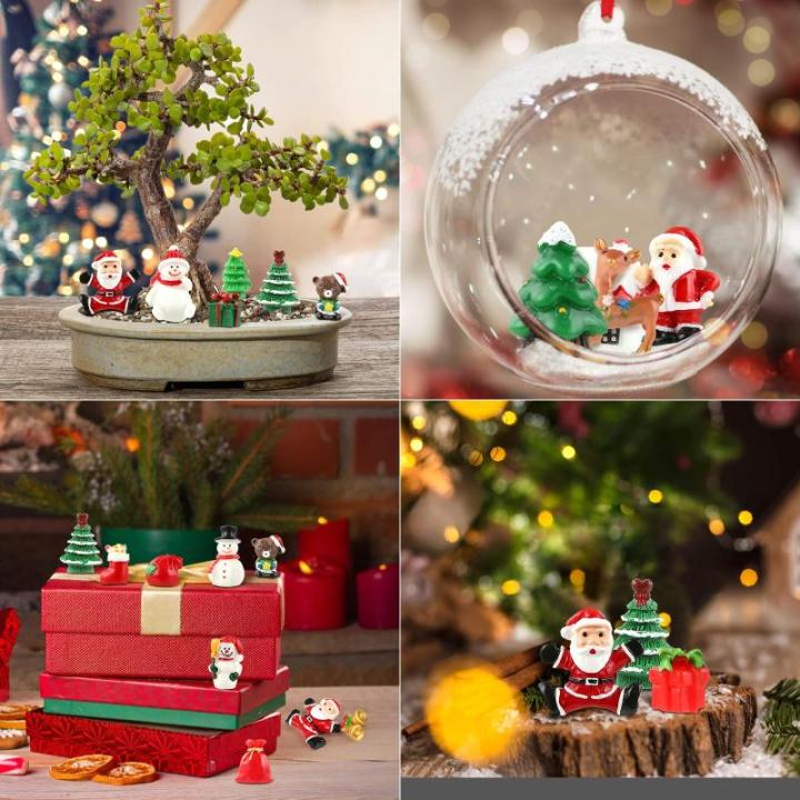 24 x kerstfiguren, kerstversiering, kleine figuren, kerstboomversiering, kerstdecoratie voor adventskalender