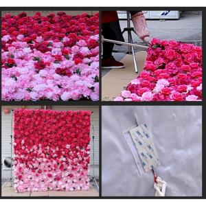 Blumen-Wandpaneel-Set, Künstlicher Wandblumen-Hintergrund, 3D-Seiden-Hortensien-Rosen-Blumenpaneel Für Fotohintergrund, Zuhause, Party, Hochzeit, Hintergrunddekoration(3M*3M)