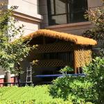 Künstliches Strohdach Matten, Künstliche Strohdachdach, Synthetisches Strohdach, Simulierte Strohdach, Künstliche Palmen-strohrollen, Kunststoff PE Strohdach, Für Garten Terras
