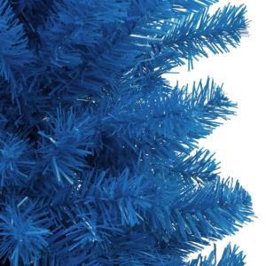 Künstlicher Weihnachtsbaum mit Ständer Christbaum Tannenbaum Kunstbaum Weihnachten Künstlicher Weihnachtsbaum Weihnachtsdeko Blau 180 cm PVC
