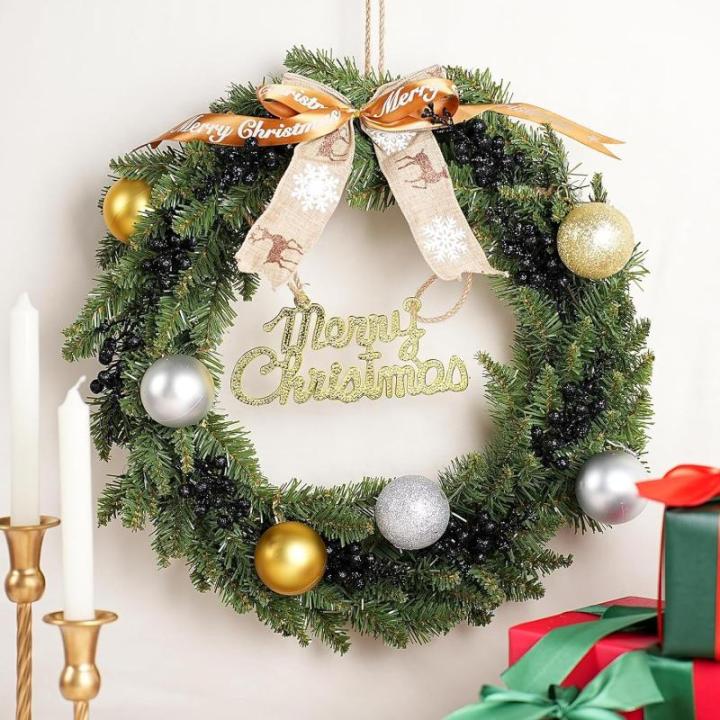 24 stuks kunstbessen, kerstdecoraties, 24 stuks, 24 cm, kunstglitter, bessen, stengels, takken, ornamenten, kunstmatige hulstbessen voor het maken van krans, kerstboomdecoratie, zw