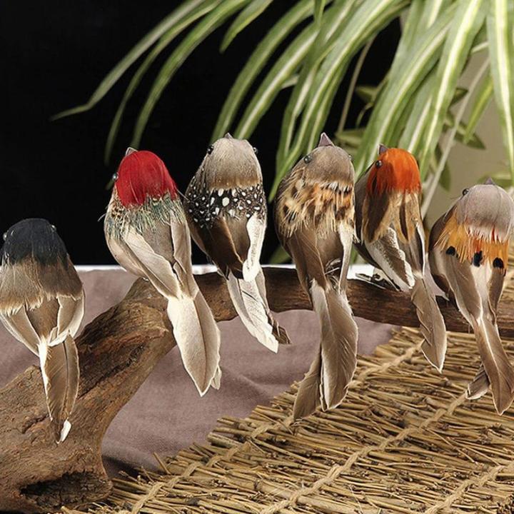 Rode kardinaal, kerstboomdecoratie, vogelknutselset voor boom, huis, tuin, feestdecoraties in de open lucht, D-12 stuks, Sparrow