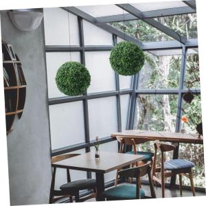 1Stk Simulierter Mailänder Ball Simulation Pflanzengrasball Graskugeln dekorieren deckenverkleidung Artificial Plants Indoor Pflanzenkugel nachgemachter Grasball Plastikblume Gree