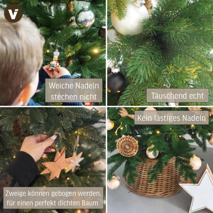 Tannenbaum Weihnachtsbaum künstlich schmal PINSAPO 180 cm