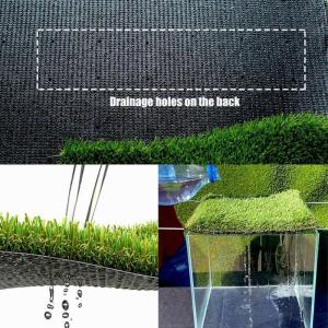 Kunstrasen Rasenteppich 4x4m Premium Kunstrasen für Garten Terrasse Landschaft Balkon Realistischer Kunstrasen mit 2,5cm Florhöhe