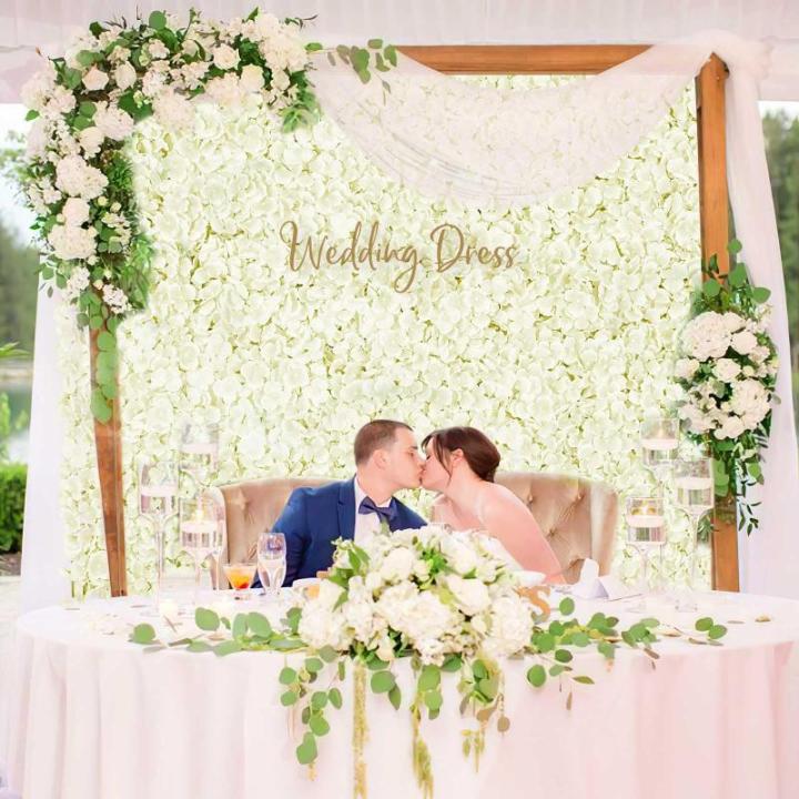 Blumenwandhintergrund für Hochzeit, Hortensien, künstliche Blumenmatte, Wanddekoration, Hochzeitszeremonie, Event-Dekoration für DIY-Mittelstücke, Arrangements, Party, Heimdeko