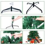 Künstlicher Bleistift-Weihnachtsbaum, 2,1 m, künstlicher Weihnachtsbaum, grün, Festliche Dekoration, buschiger Weihnachtsbaum für den Innenbereich, für Partydekoration (Größ
