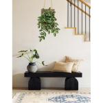 Kunstplant Peperomia watermeloenen als echte hangplant decoratieve planten