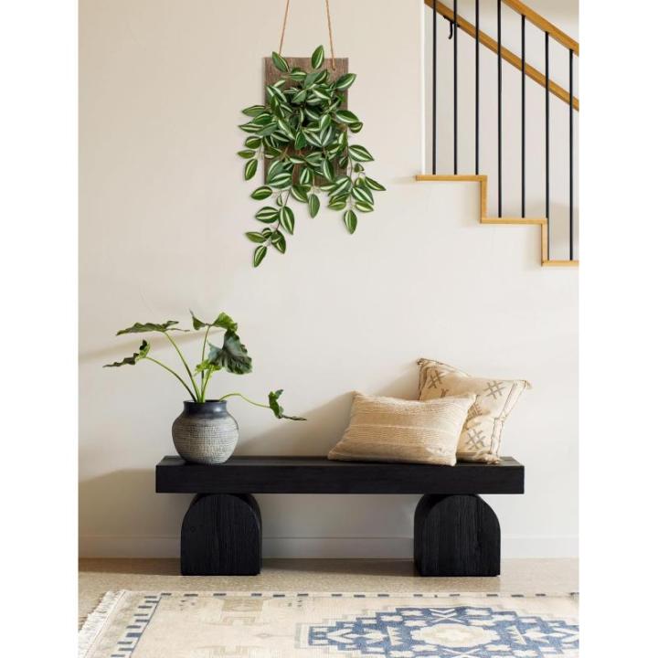 Kunstplant Peperomia watermeloenen als echte hangplant decoratieve planten