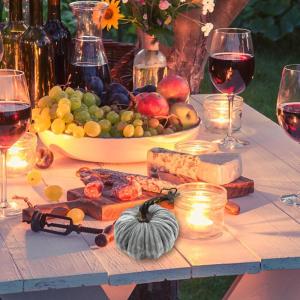 Minis Samt-Kürbisse – Künstliche Künstliche Dekorative Bunte Schaumstoff-Kürbisse | Handgemachte Halloween-Ernte-Gemüse-künstliche Simulations-Kürbisse, Bauernhaus-rustika