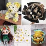 100 stuks gerbera-hoofden, kunstmatige madeliefjes, , decoratieve zijden plant voor huis, tuin, kantoor, decoratie, feest, bruiloft, boeket, wit