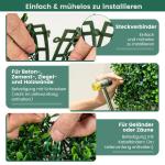 12 stuks kunstheggen, plantenwand, 50 x 50 cm, panelen met buxusbladeren, gesimuleerd gazon, kunstplant, uv-bescherming, kunstplant, decoratie voor muur, balkon, tuin, groen