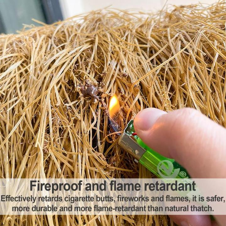 Künstliches Strohdach Matten Outdoor Reisstroh Dach, Gefälschtes Stroh, Künstliche Strohdachabdeckung, Künstliche Mexikanische Strohrolle, Für Garten Ssonnenschirm Pergola Bar