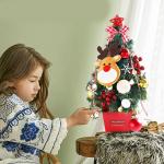 Kerstboom met verlichting 50 cm lichtketting kerstboom mini kerstboom kunstmatige kerstboom kerstdecoratie tafel kerstboom kerstcadeaus