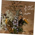 20 Stück Kristallperlen Blumen Hochzeitsdekoration Hochzeitsfeier Heimdekoration Hochzeit Blumenhandwerk DIY Zubehör Acryl Blumendekoration Künstliche Blumenzweige