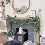 4 stuks kunstslingers, eucalyptus met wilgenbladeren, groene bladeren, witte bloemen, slinger, , hangplant voor achtergrond, bruiloft, decoratie, tafelloper, middenstuk