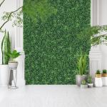 Kunstgras, plantenpanelen, heg, kunstmatige tuin, grasmat, gazon, gras, planten, muurhek, landschapsdecoratie, gras, tapijt, vloermat voor binnen, buiten, tuin, terras, balkon (40 