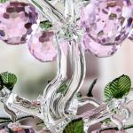 Glaskristall-Apfelbaum Mit 36 ​​18 12 Stück Äpfeln Zum Basteln Von Weihnachtsbaum-Ornamenten Zum Einweihen,MULTI,36 Hängt 40 Mm Apfel