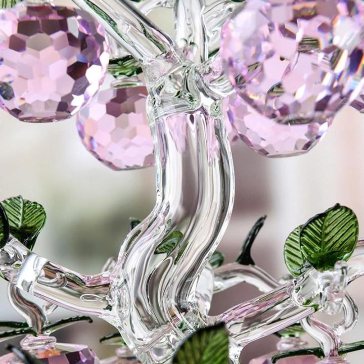 Glaskristall-Apfelbaum Mit 36 ​​18 12 Stück Äpfeln Zum Basteln Von Weihnachtsbaum-Ornamenten Zum Einweihen,MULTI,18 Hängt 30 Mm Apfel