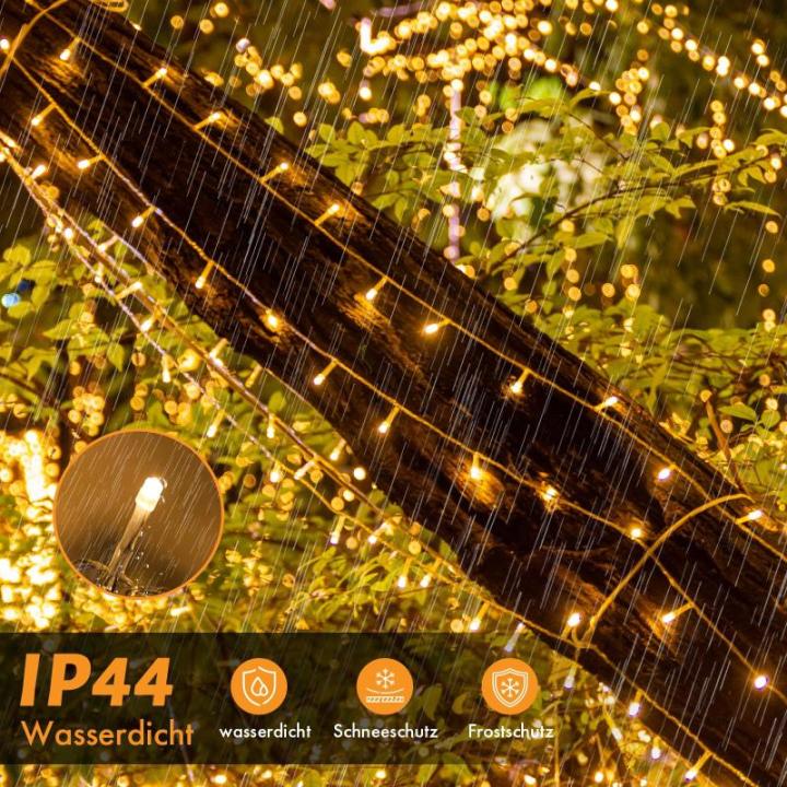 Batterij lichtketting 10 m warm wit