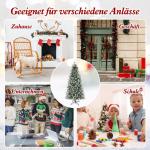 Kunstkerstboom van PE en pvc, 180 cm, met sneeuw, 1000 takuiteinden, eenvoudige montage, metalen gewrichten en inklapbare standaard, kerstboom voor kantoor, thuis, winkel, feest, v