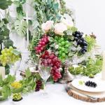 15 spiesen kunstdruiven kunststof druiven plastic fruit kunstmatige kunstmatige kunstmatige kunststof druiven voor bruiloftsfeest decoratie foto rekwisieten