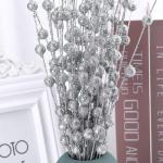 150 Stück Künstliche Weihnachtsbeeren-Picks, Glitzernde Beerenzweige für Winter, Weihnachten, Küche, Party, Tafelaufsatz, Blumendekoration (7)