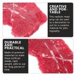 Imitatie van steaks Mini Voedsel Miniatuur Decoratie Plantaardige Voedsel Levensechte Gekookte Steaks Gesneden Rundvlees Gesimuleerde Steaks Kunstmatige Steaks