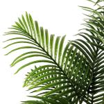 , grote kunstplant, 140 cm, kunstpalm, echt uitziende kunstboom, grote areca palm voor balon, slaapkamer, kantoor, tuin, bruiloft, feest, decoratie (2 stuks)