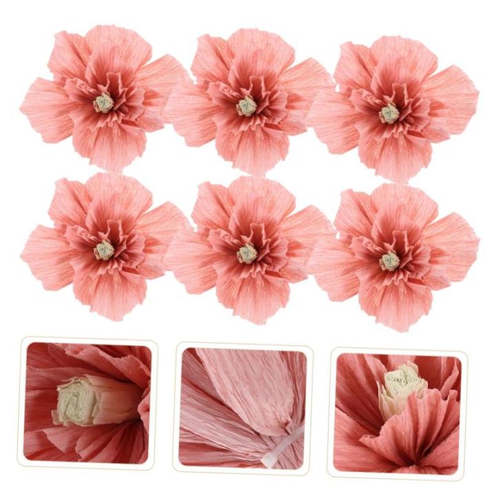10 Stück Papierblumen Schmücken Papierblumen Hängende Dekore Party Papierblumen Zubehör Dekorationspapier