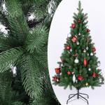 Kerstboom Kunstboom Metalen Voet 140 cm PE Dichte Takken Kerstboom Groen