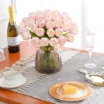 Kunstmatige tulpen (roze, 15 stuks)