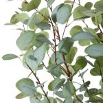 Eucalyptus Kunstplant, 120 cm, eucalyptus, decoratie voor binnen en buiten, moderne decoratie, , plastic planten in pot, voor thuis, slaapkamer, kantoor, tuin (1 stuks)