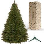 Kunstkerstboom 200 cm Kaukasus-sparren dennenboom incl. boomstandaard kunstkerstboom snelle montage insteeksysteem natuurgetrouwe look
