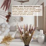 Pampas gedroogde bloemen, decoratie, natuur, 63 stuks, doe-het-zelf, gedroogde bloemen, boeket, ideaal voor boho, woonkamer, slaapkamer, vazen (LZGSGO-0103)