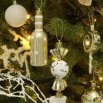 80-pack geassorteerde onbreekbare kerstbalversieringen set decoratieve Hangers met herbruikbaar handgeschenkpakket voor kerstboom