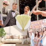 Künstliches Pampasgras, 30 Stück, natürliches getrocknetes Pampasgras für Vase, Pampasgraspflanze für Blumenstrauß, Phragmiten, Hochzeitsdekoration