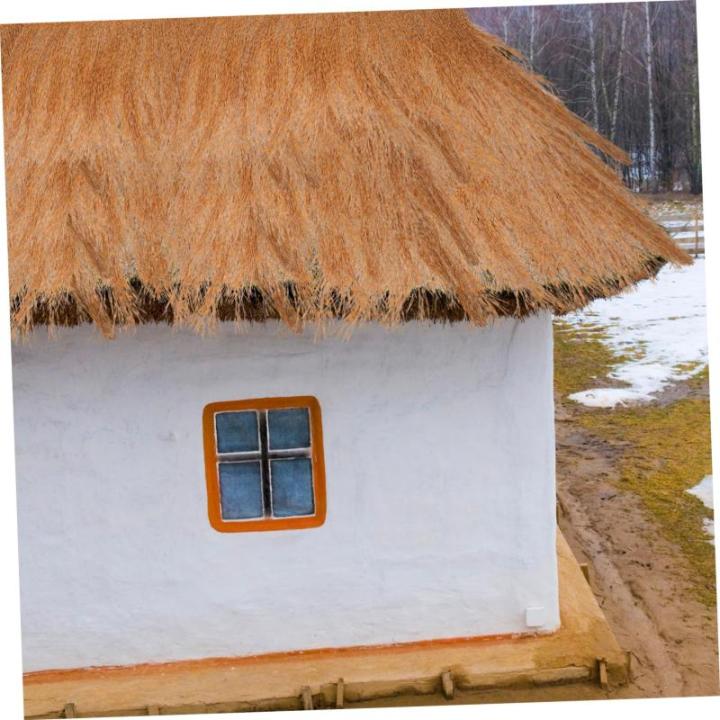 2st Simuliertes Stroh Simulierte Strohmatte Simulierte Strohabdeckung Strohdach Für Den Garten Simulation Grasdach Kunststrohdachdekor Gartenhütte Grasdach Falsches Strohdach Spo