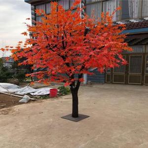 Kunstmatige Kersenbloesem Bomen Kunstmatige Rode Esdoorn Interieur Decoratie Modellering Boom Winkelcentrum Hotel Landschap voor Bruiloft Ceremonie Home Decor Zijde Sakura Bloemen 