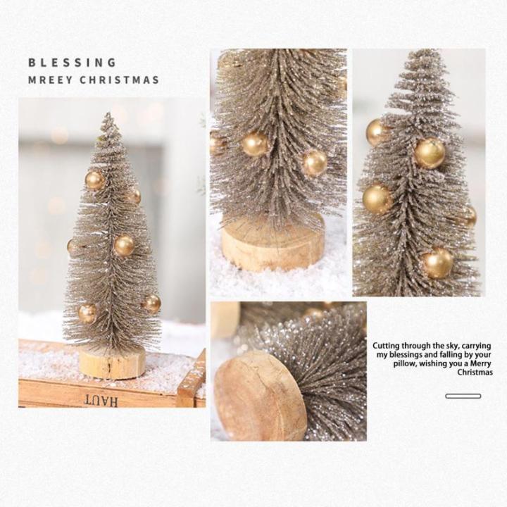 Kerstbomen voor op tafel, kerstboom, miniatuur dennen kerstbomen, NI dennenboom klein, NI groene kerstboom met sneeuweffect, tafeldecoratie