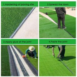 Kunstrasen Kunstrasen Kunstrasenmatte Kunstrasen für Garten und Terrasse Perfekt für Spielplätze Sportplätze und Camping Leicht zu reinigen und zu verlegen (1x10m)