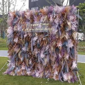 Künstliche Blumen-Wandpaneele, Blumen-Wandmatte, Seidenrosen-Blumenpaneele Für Hintergrund, Hochzeit, Wanddekoration(2M*2M)