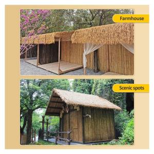 Künstliche Mexikanischer Stil Strohdach, Künstliche Palmenstrohrollen, Synthetische Palmenstroh Paneele, Kunststoff PE Strohdach, Für Bar Garten Terrasse Pavillons Strandschir S